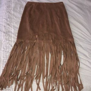 Fringe skirt